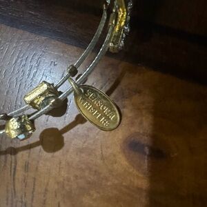 Seasonal Whispers Gold and Silver Cross Bangles